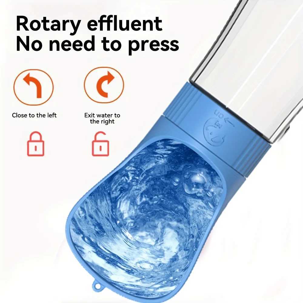 Portable dog water bottle and bowl dispenser - keep your pet hydrated outdoor water bottle for dogs Y250319