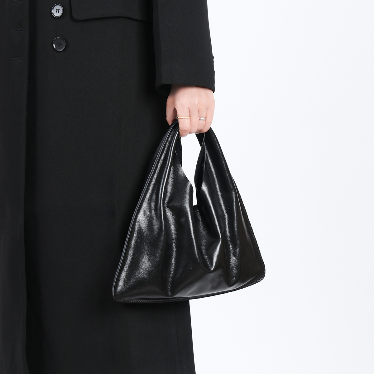 Real Leather Women S High End Handbag Korean Lazy Style Commuting Dumpling Armpit Bag Shoulder And Crossbody Handbag Shoulder Bags