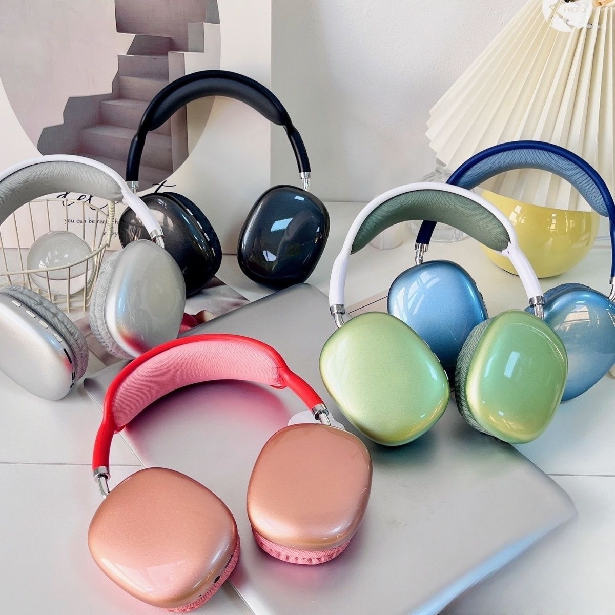 apple p9 pro Max airpo dspro max headphones Wireless Earphones Bluetooth Headphones Stereo HIFI Super Bass Noise Cancelling Headset Waterproo