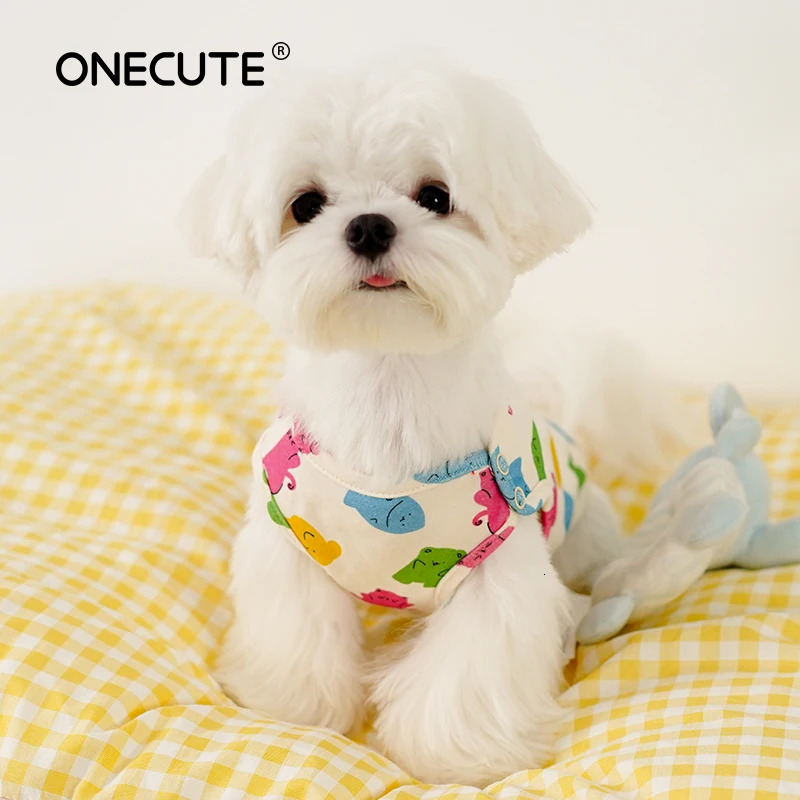 Autumn summer Pet clothing thin Teddy bixiong Bomei Chenery small puppy short pet sling vest 250318