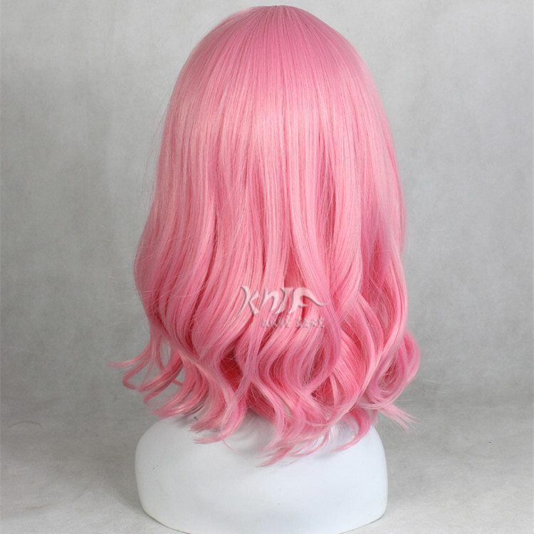 Anime Cosplay Wig Oriental Project Xi Temple Youzi Pink Sweet