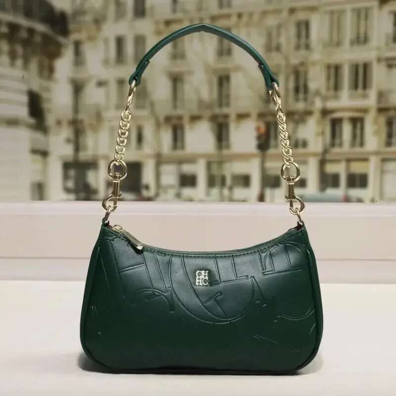 CH Women's Handbag Paron Durable Brand Fashion Large Capacity Bent Moon Simple Shoulder Crossbody Bag