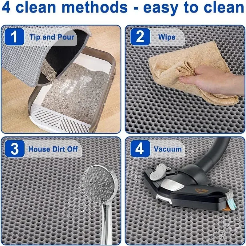 Cat Litter pad Pet toilet waterproof doublelayer Box washable cleaning 250312