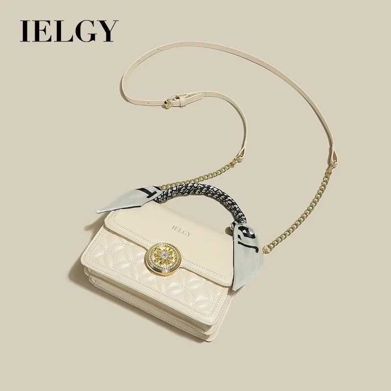 IELGY New Popular Bags High-end And Unique Design Small Square Bag Fashionable Shoulder Crossbody Handbag For Women Y250319