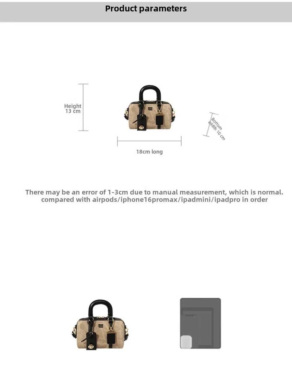 Nanfeng Chio2nd internet celebrity semi cooked mocha pillow bag womens 2025 new handheld small handbag shoulder crossbody bag Y250319
