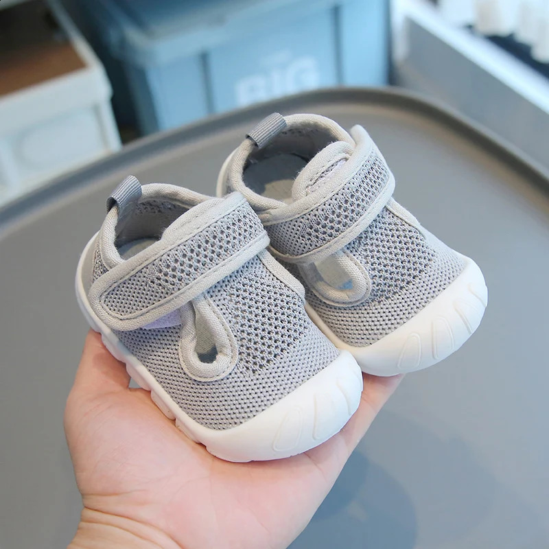 Toddler Boys Girls Mesh Breathable Summer Sandals Non-Skid Baby Shoes 0-3Y Unisex Kids lightweight First Shoes Pre walkers 250319