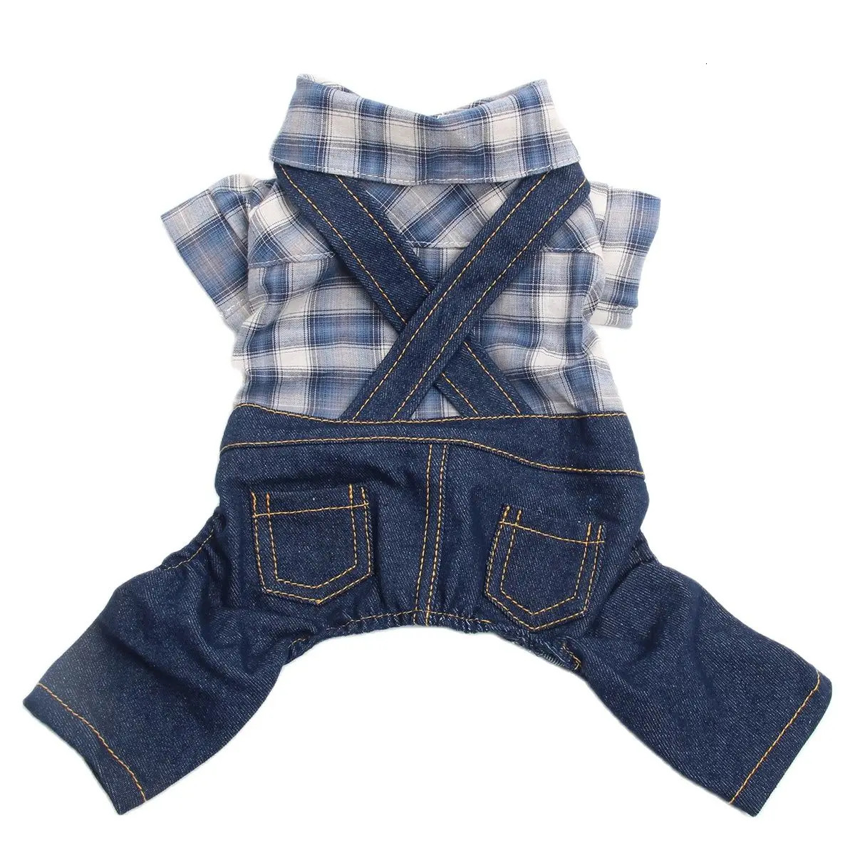 Boy dog cat jumpsuit solid color n pet shirt springsummer clothing 250318