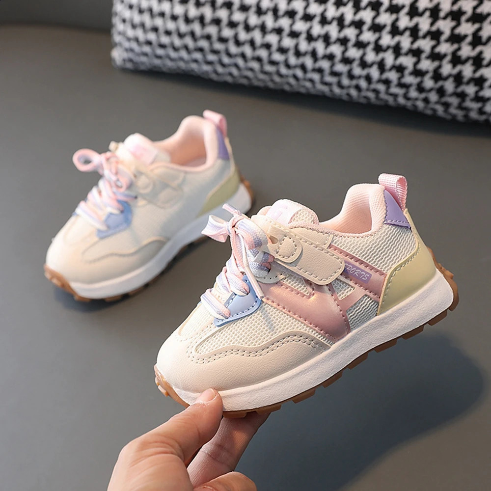 Kid Sport Shoe Boy Spring Summer Autumn Retro Girl kid Student Running Shoe Casual Trend Tennis Shoes 1Y-13Y 250319
