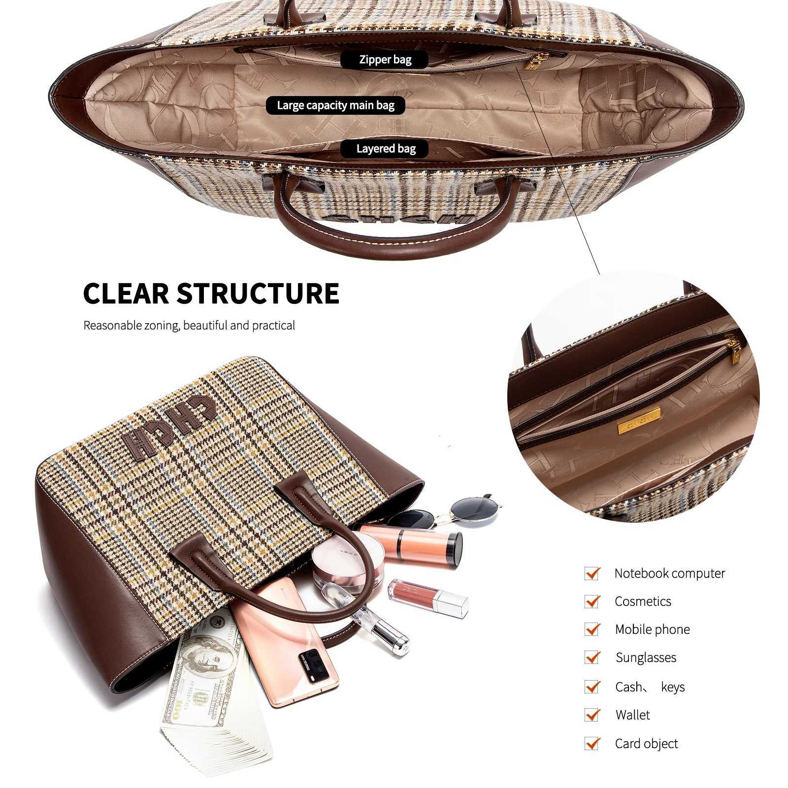 Stripe Printing Design Fashion Simple Womens Handbag Classic Style Exquisite Retro Edition Large Capacity Y250319