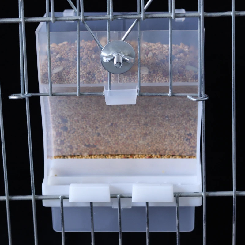Detachable pet feeder bird container parrot hanging automatic 250320