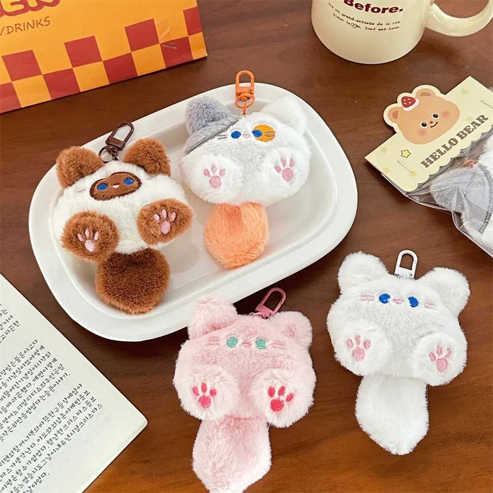 Cute plush cat doll pendant for girls backpack doll pendant for couples keychain decoration giftXJ250319