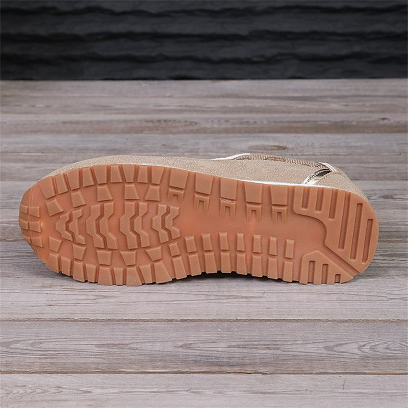 Sports style casual shoes women's spring new large size round head color flat shoes