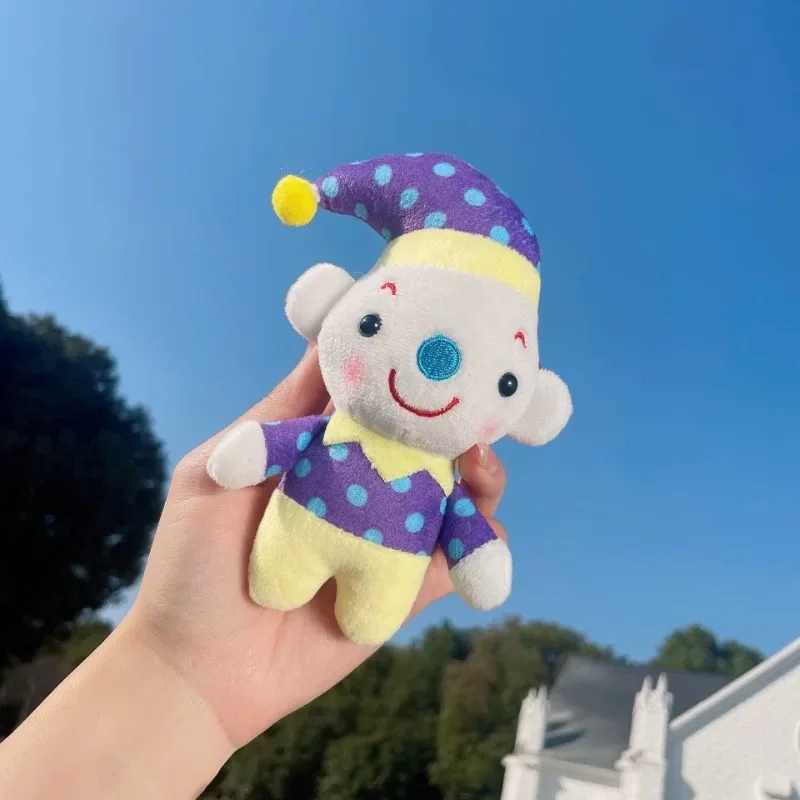 Cute Clown Stuffed Toy Keychain Cute Circus Clown Costume Doll Girl Handbag Decoration Fun KeychainXJ250319