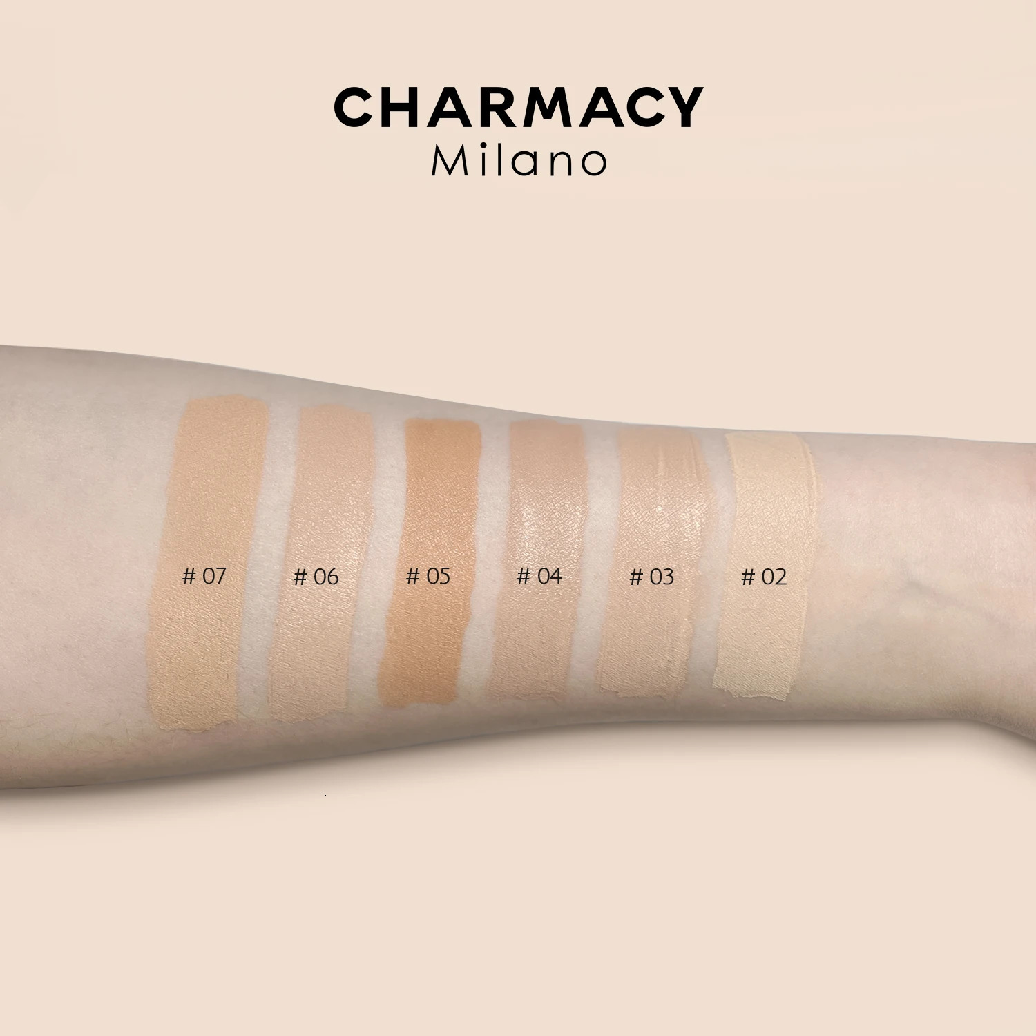 CHARMACY Basic Makeup Liquid concealer Professional Makeup Lasting Oil Control Matte Liquid Basic Cosmetics 250319