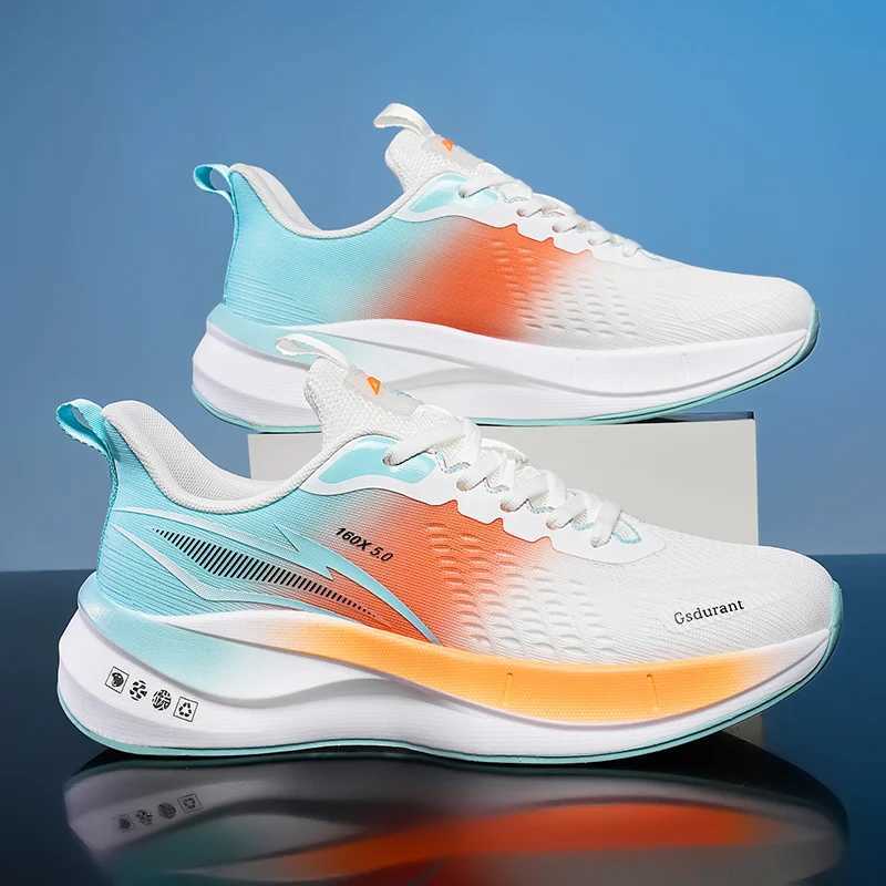 Breathable summer mens running shoes womens outdoor running shoes lightweight and comfortable sports shoes mesh sports training shoesW250320