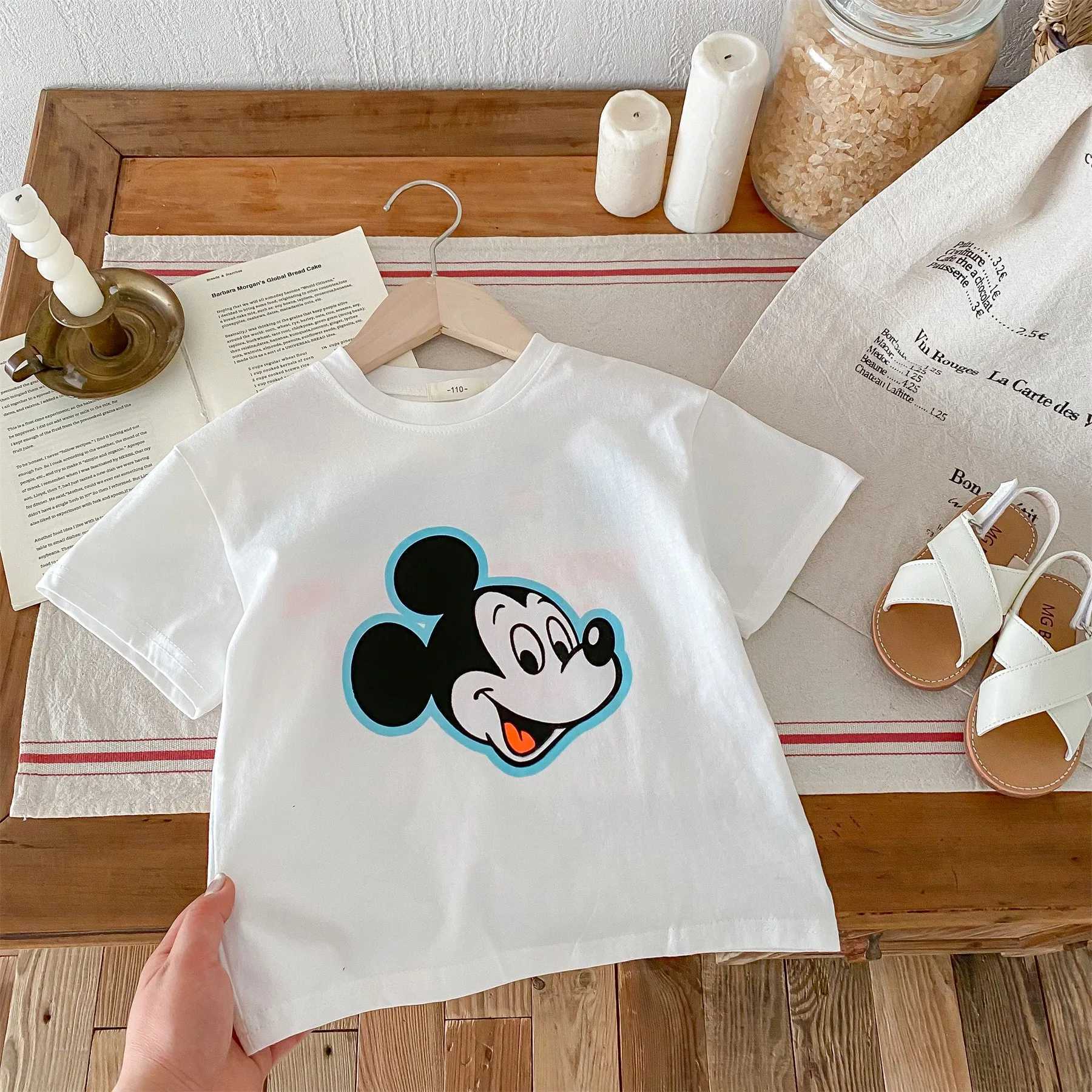 Boys T-shirt Summer Childrens Clothing Loose Fashion Short Sleeve Top Childrens T-shirt cartoon Printed Baby T-shirtT250320