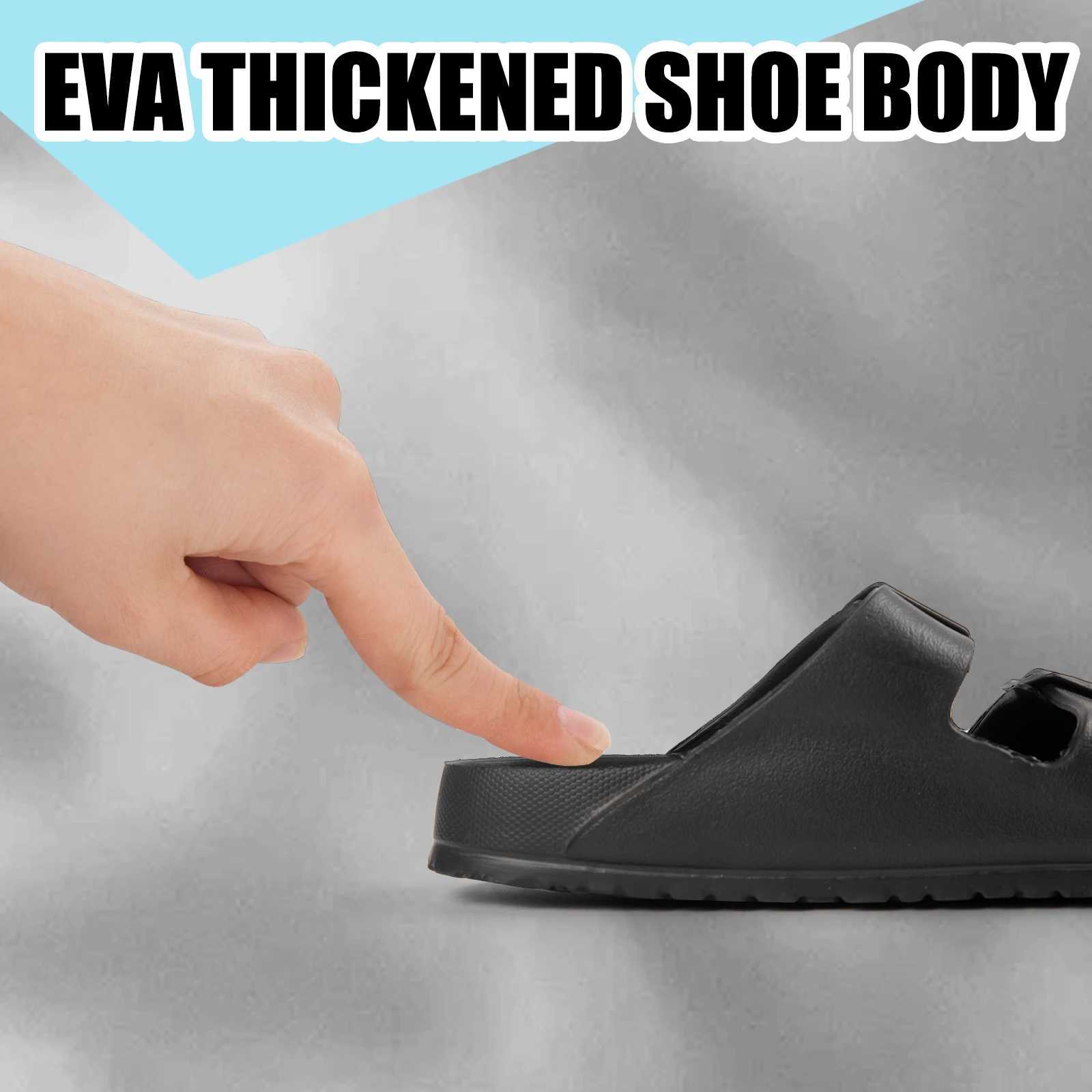 Mens sliders with adjustable double butt EVA material and leisure bathroom indoor and outdoor sliders Y250320