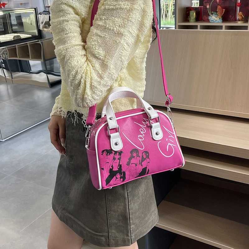 2025 Fashion Graffiti Handbag and Wallet Small Womens Bag Brand Designer Luxury Shoulder Bag Small Hand Bag Womens Messenger Bag Y250319