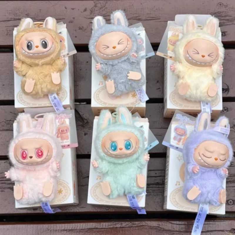2025 inventory hot anime pictures Labubu has a seat series PVC pendant doll model monster replication keychain birthday gift childrens toysXJ250319