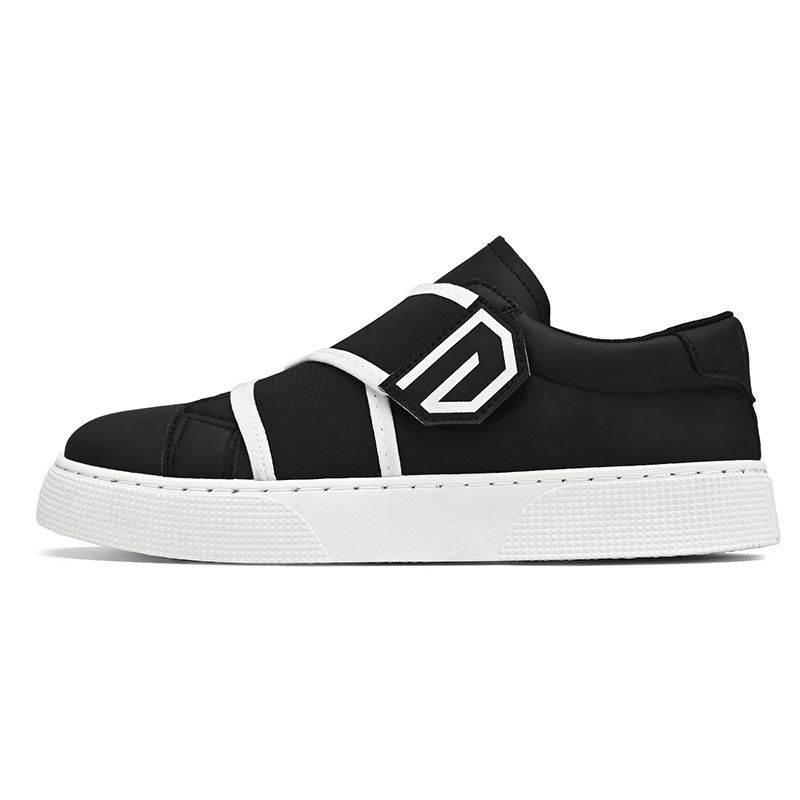 Men's shoes Breathable work non-slip lazy man slip-on small white board shoes men's sports platform low-top casual shoes 2025