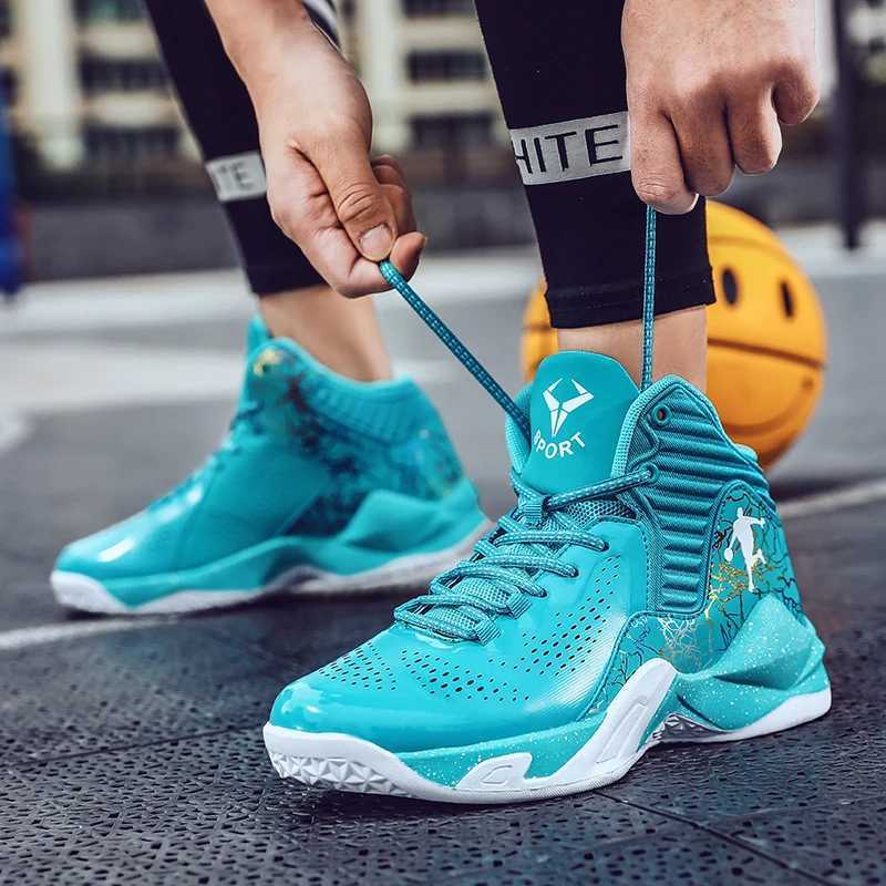 High quality mens basketball sports shoes trend Top mens basketball shoes Outdoor anti slip brand sports shoes Womens Tenis MasulinoW250320