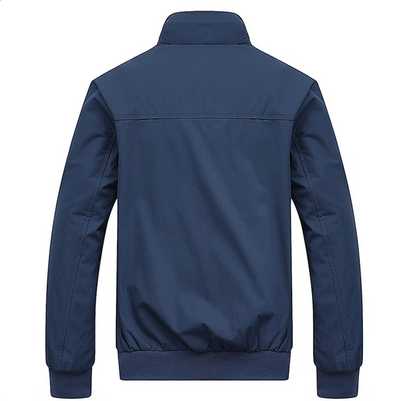 Spring and autumn casual solid fashion ultrathin bomber jacket mens coat arrival baseball M6XL 8XL top 250317