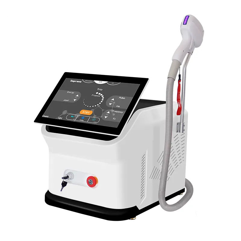 2025 New Model 808nm Diode Laser Hair Removal Ice Platinum Cooling System Painless Permanent Hair Removal Beauty Device Skin Rejuvenation Machine