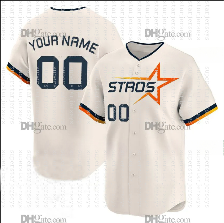 Altuve 2025 City Connect Baseball Jersey Pena Hader Alvarez Bagwell Biggio Diaz Custom Baseball Jerseys Mens Womens Youth