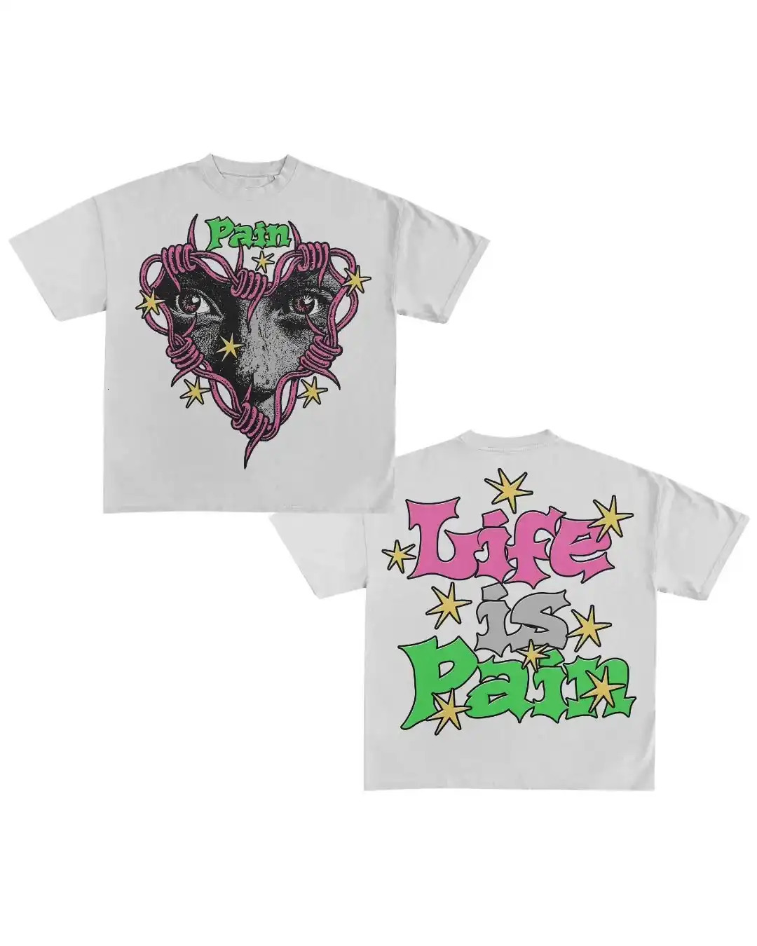 Y2K cotton crew collar oversized hiphop retro basketball Tshirt suitable for both men and women highquality loose short sleeved S4XL 250318