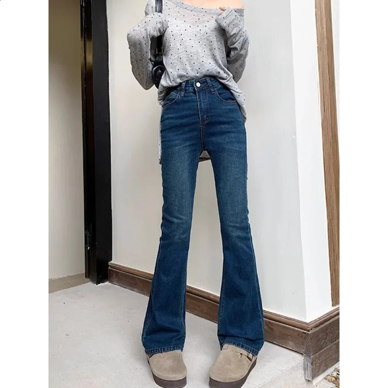 Jeans Womens High-Waisted Slimming Petite Crossbody Plus Size Arrival Autumn Versatile Slim Fit Elongated Leggings 250319