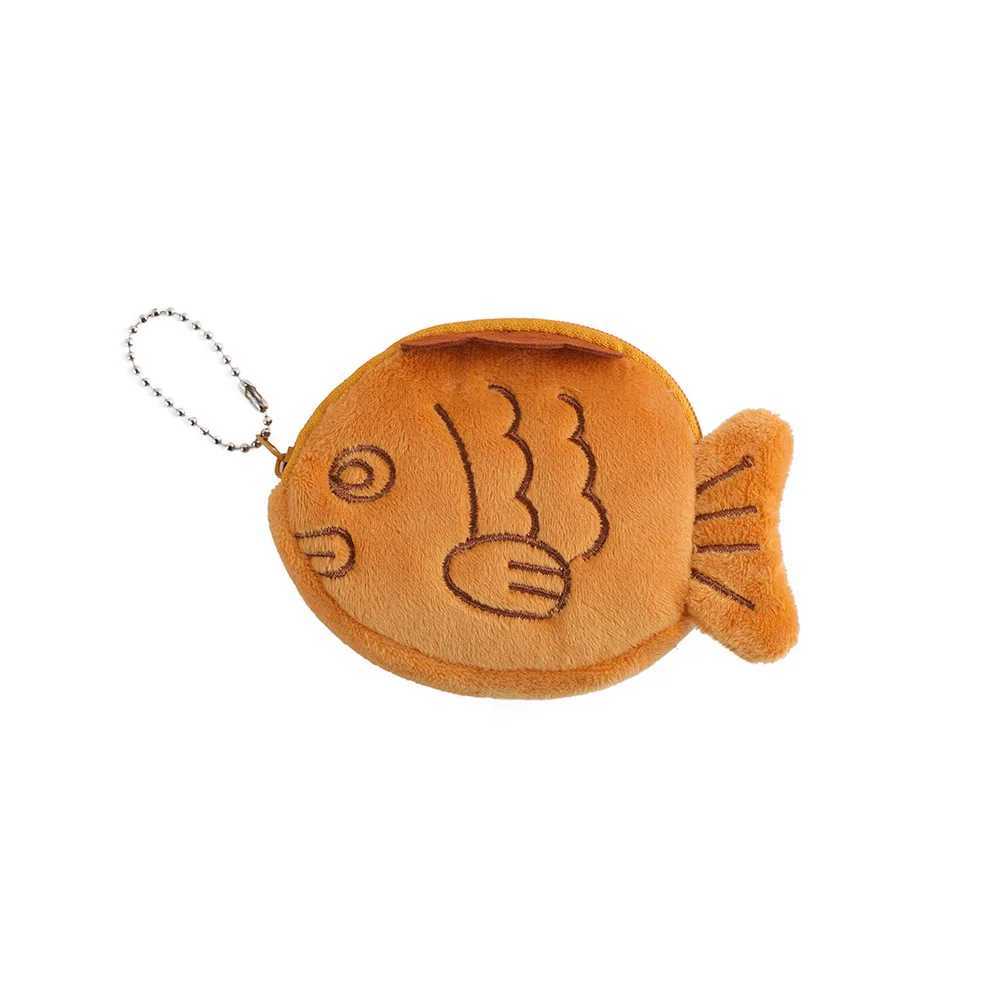Cartoon Doll Keychain Cute Plush Keychain for Women Gift Idea for Girls Taiyaki Design Car KeychainXJ250319