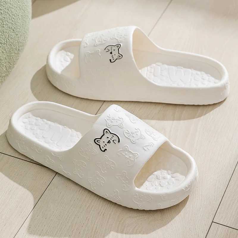 Warm summer slippers indoor bathroom N-Slip shower sandals couple EVA mens slippers Y250320