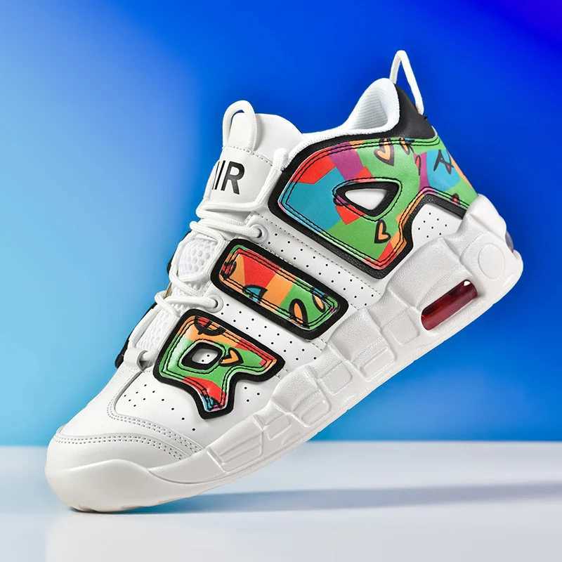 New basketball shoes mens casual sports shoes fashionable marathon air cushion running shoes comfortable outdoor skateboarding shoesW250320