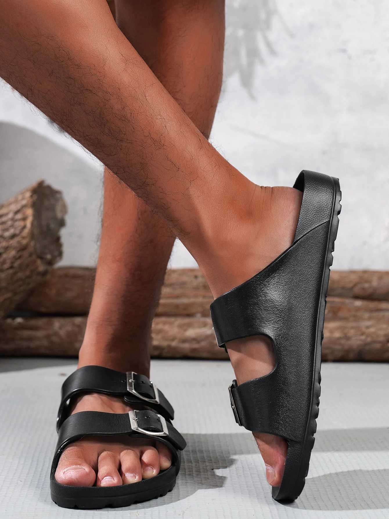 Mens slider adjustable and fixed suitable for him and his outdoor casual Ir buckle sandals Y250320