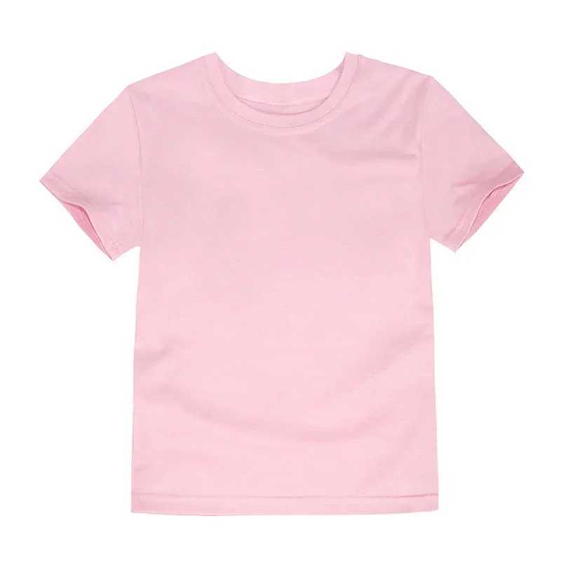 1-14Y childrens solid color sweatshirt with absorbent short sleeved T-shirt suitable for boys and girls classic black and white cotton comfortable top