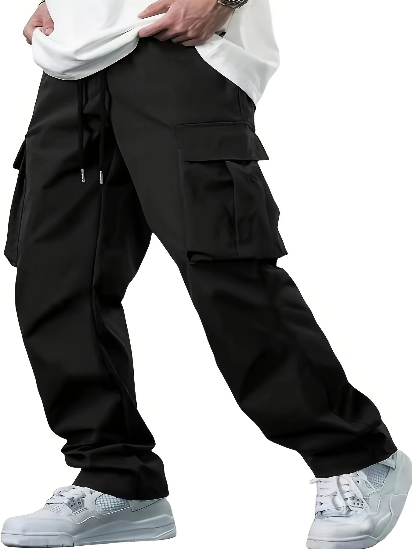 2024 Summer Mens Work Pants European and American Independent Station Lottery Multi Pocket Casual 250319
