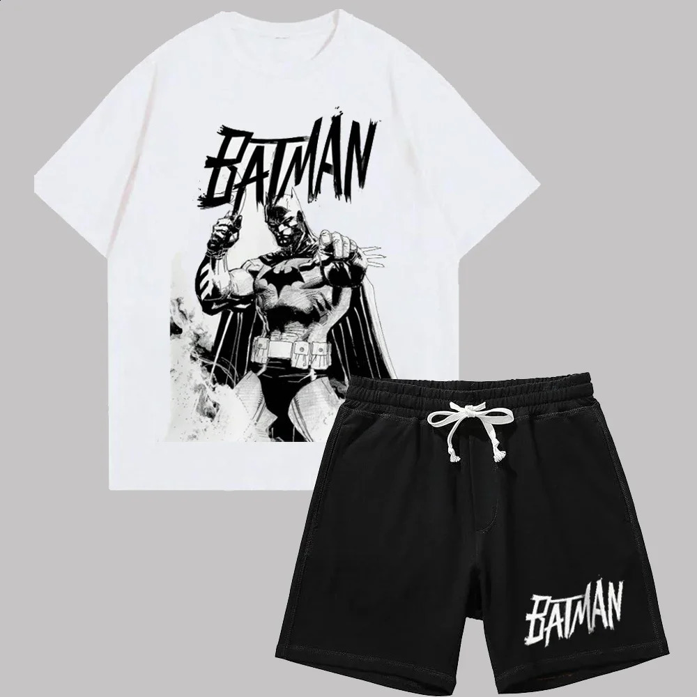 Love Printed T Shirt Shorts Suit Men Women Fashion Heart Tshirt Gothic Hip Hop Streetwear Summer Sports Casual Short Sleeve Set 250319