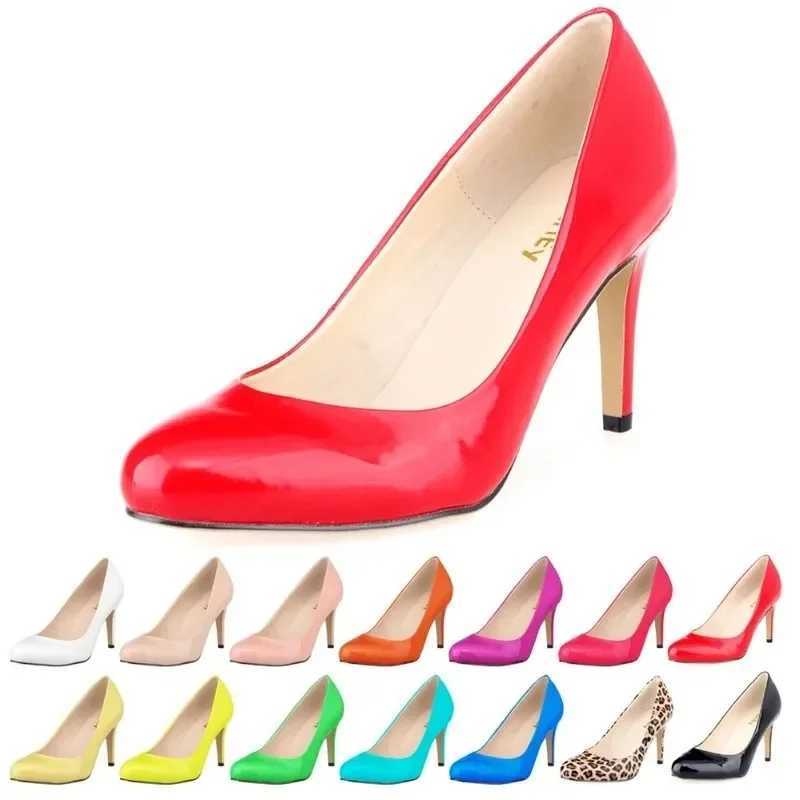 New Classic Warm Pump Sexy Round Toes 9cm Medium Density Cat High H Shoes Spring Brand Design Black Red Dress Wedding Shoes Y250319