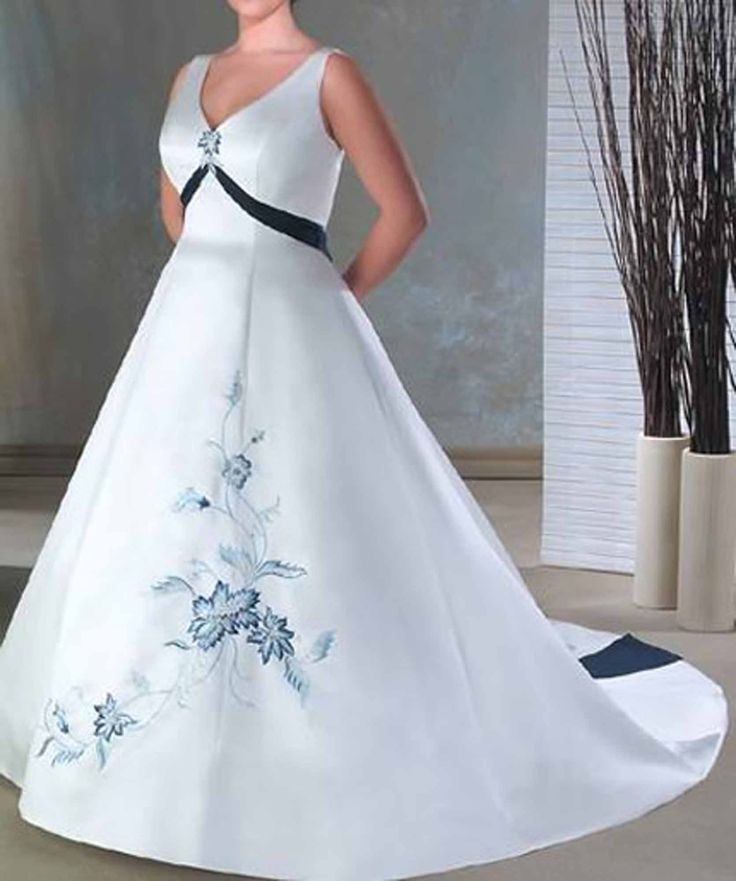 Vintage Embroidery Wedding Dresses Straps V-Neck Sleeveless White Satin A-Line Bridal Gown Back Lace-Up Elegant Plus Size Bride Second Dress 2025