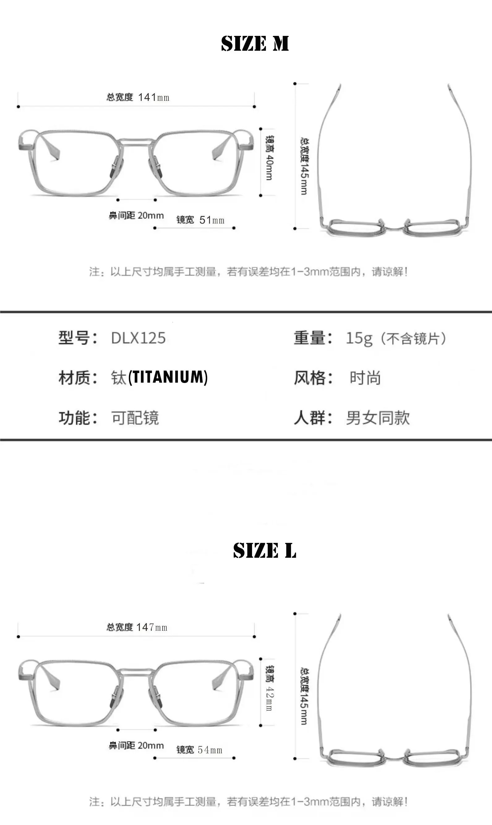 ZIROSAT Optical Glasses DLX125 Full-rim Frame Prescription Eyeglasses Rx Men Glasses for Male Eyewear 250228
