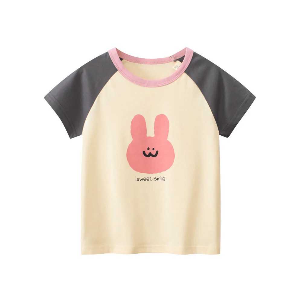 1-9T childrens T-shirt baby summer clothing baby cotton T-shirt short sleeved basic cute topT250320