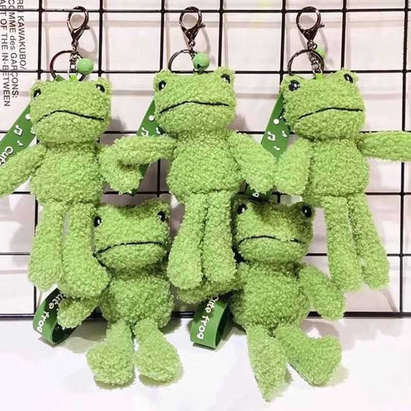 Mini Cute Frog Backpack Pendant Keychain Womens Creative Cartoon Kindergarten Childrens Backpack OrnXJ250319