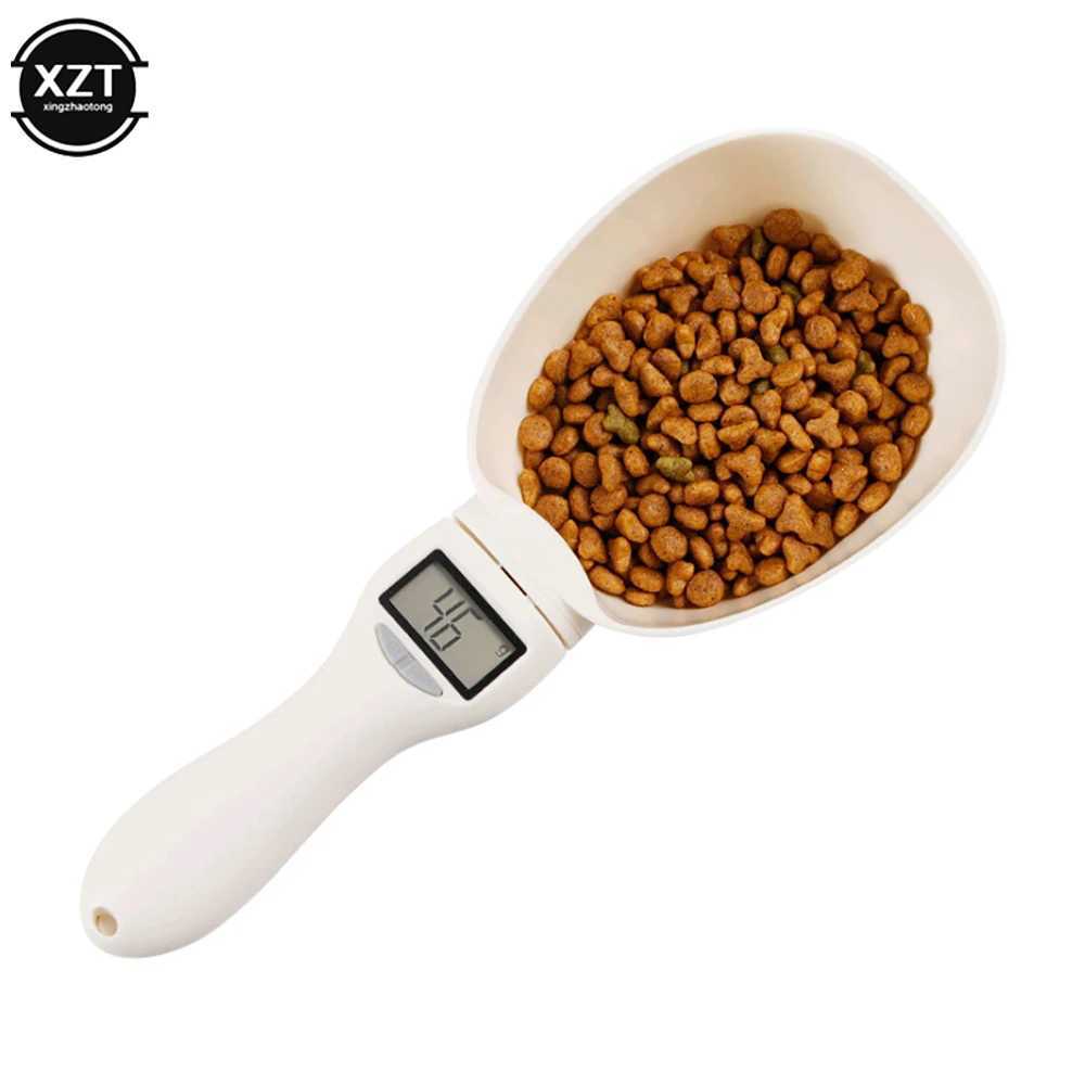 Pet Food Measuring Scoop Electronic Dog Cat Food Measuring Cup Digital Spoon Scale Kitchen Food Scale with LED Display Y250319