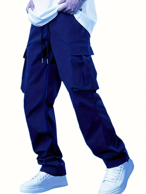 2024 Summer Mens Work Pants European and American Independent Station Lottery Multi Pocket Casual 250319