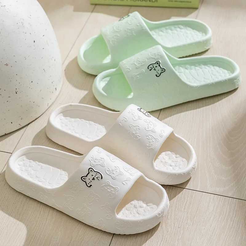 Warm summer slippers indoor bathroom N-Slip shower sandals couple EVA mens slippers Y250320