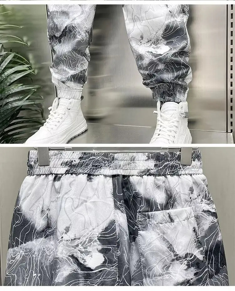 Running Mens Trousers Y2k Pants Gym Summer Joggers Korean Fashion Clothing Jogging Sweatshirts Large Sports Equipment 250319