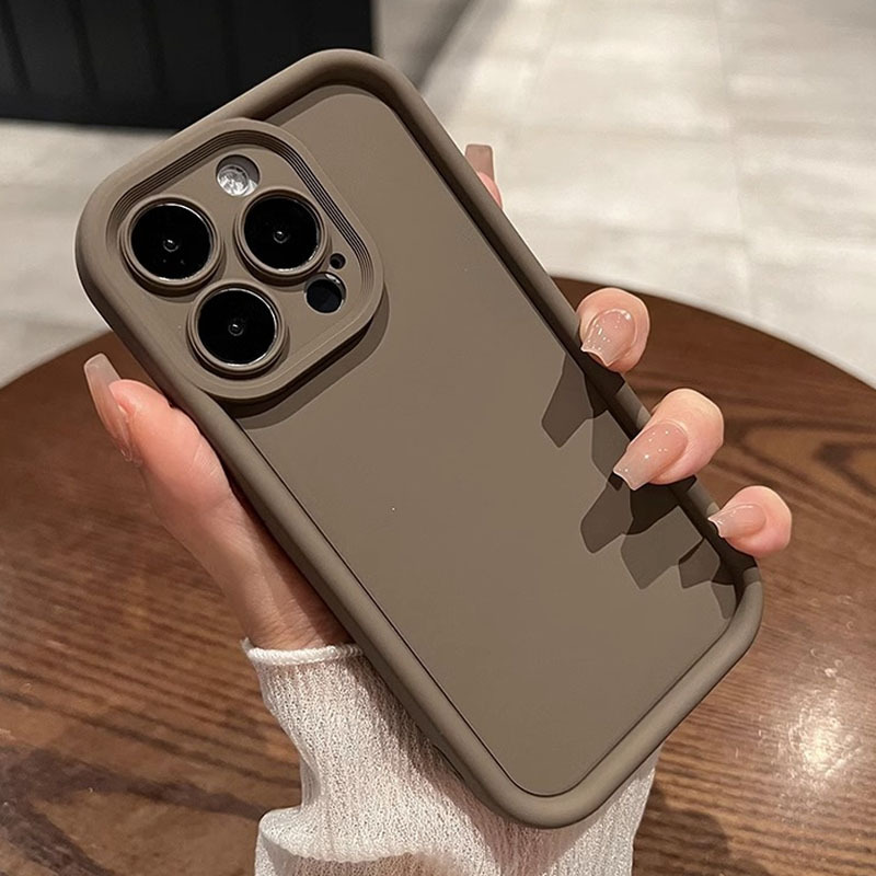 Frosted Phone Cases For For iPhone 16E 16 15 14 Plus 13 12 Pro Max XR XS 7 8plus Matte Silicone Case Cellphone Case Protective Back Cover