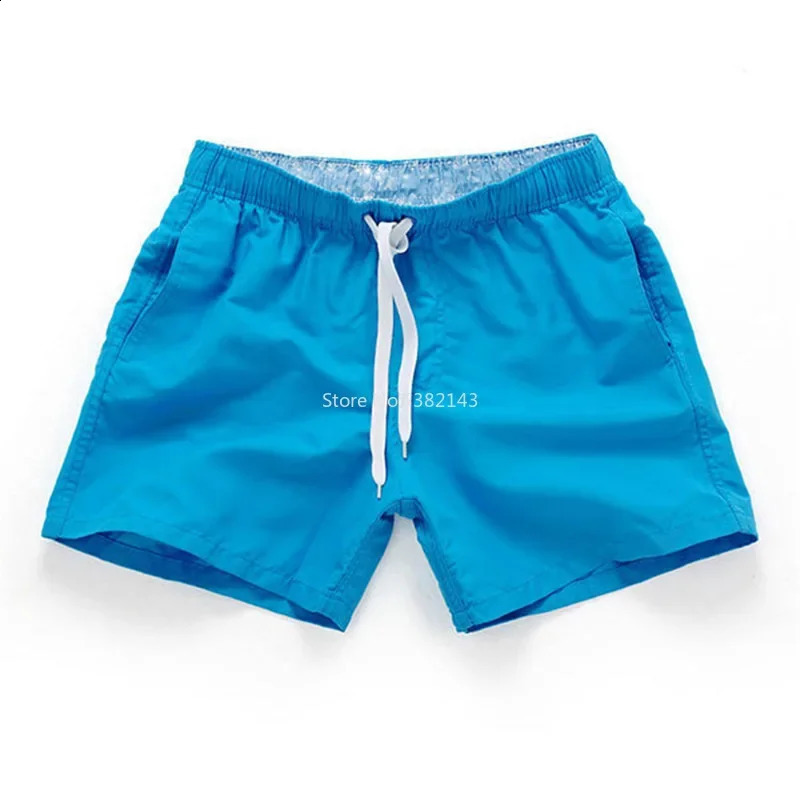 Mens swimsuit shorts solid beach clothing mens summer quick drying fashionable running gym backbone ultrathin sports 250319