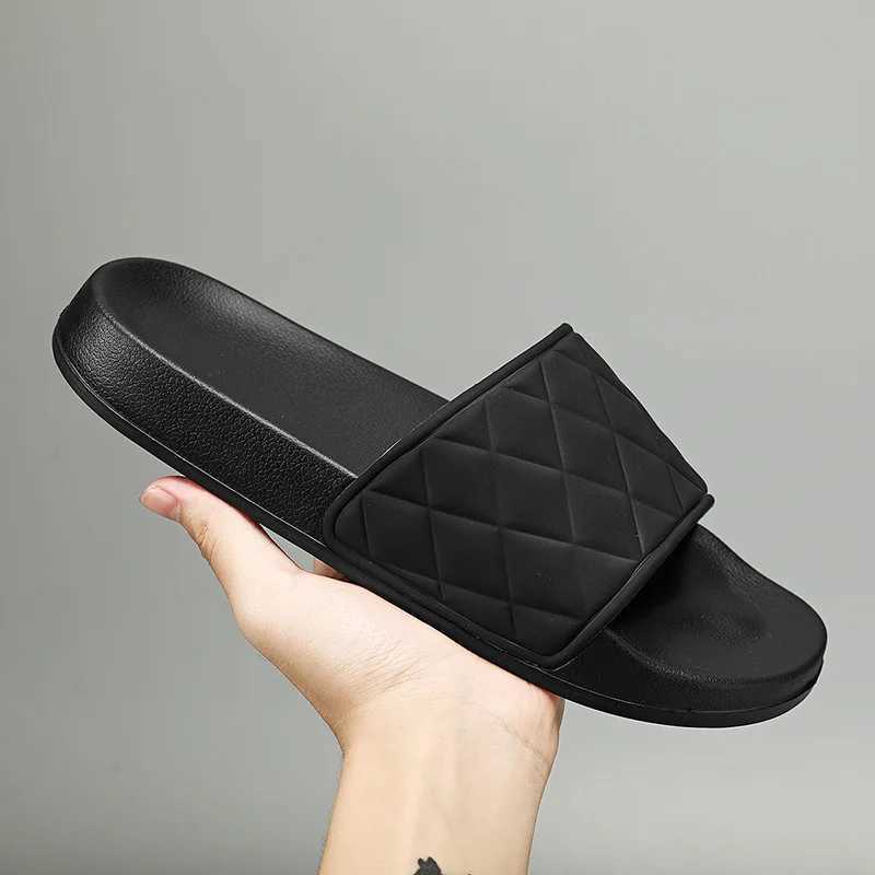Fi mens slider indoor and outdoor beach design soft bottom bathroom slider casual shoes mens literature couple he slider Y250320