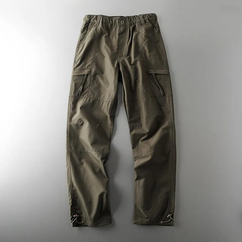 2025 S Fashion Designer Men S Pants Outdoor Waterproof Tactical Windproof Caution Sports Mountaineering